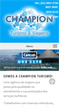 Mobile Screenshot of championturismo.com.br